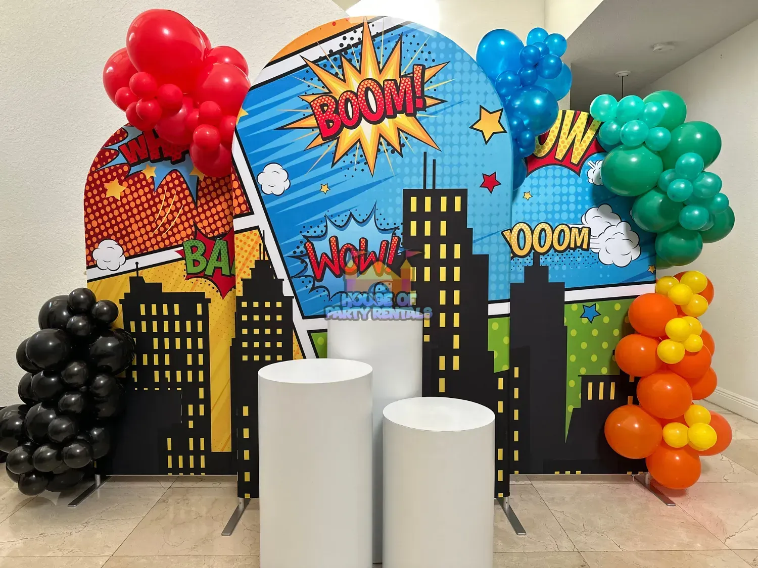 Superhero Comic City Decoration 3